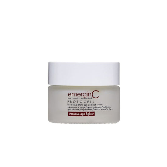 A 50ml retail size bottle of EmerginC Protocell Cream on a white background, uploaded on Spa Circle Brands product listing page.