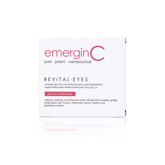 EmerginC Revital-Eyes (5 Pack) packaging box on a white background, uploaded on Spa Circle Brands product listing page.
